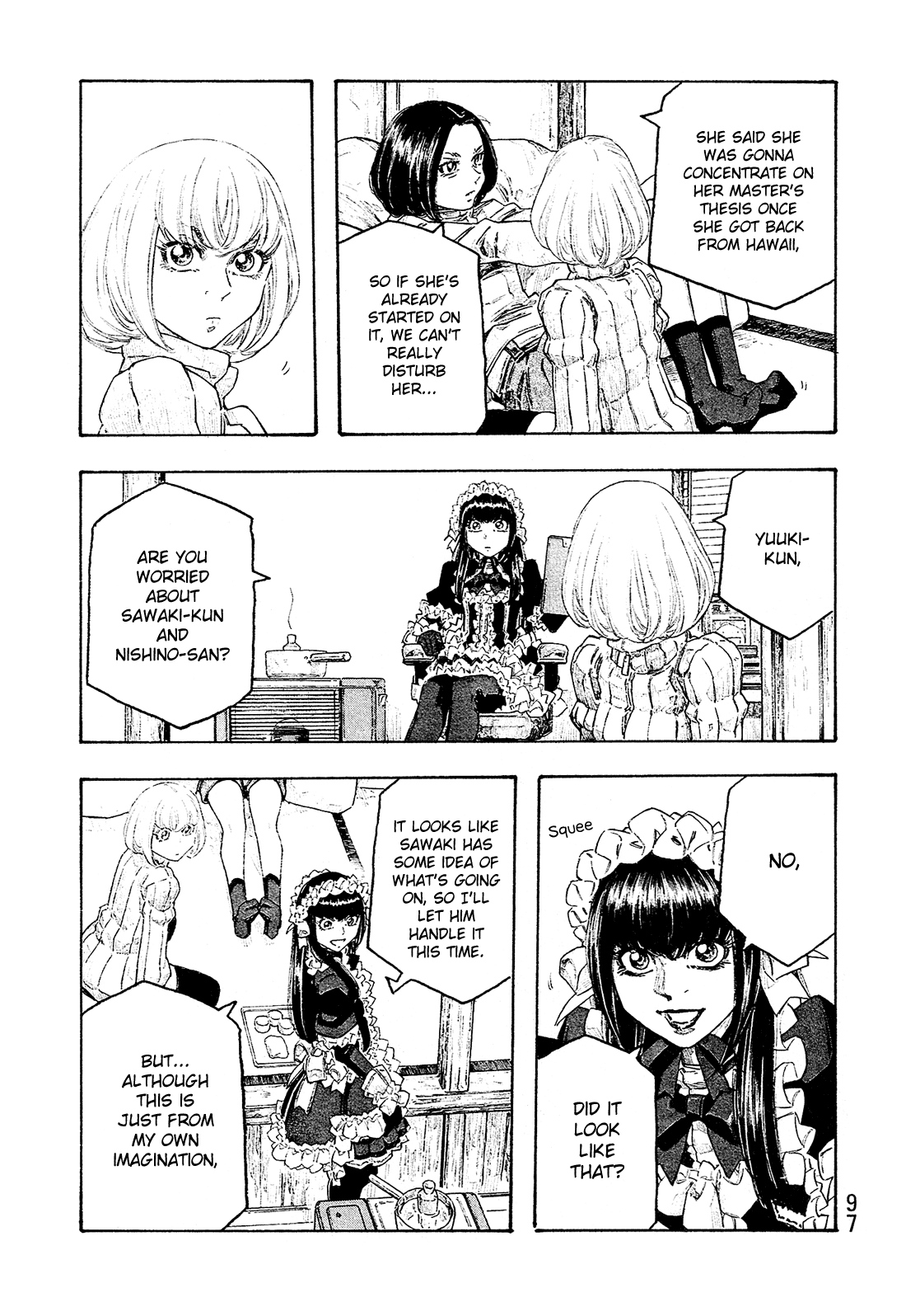 Moyashimon Chapter 142 page 16 - Chapter 142: I Had Thought a Day Like That Would Come Eventually, But It Still Comes as a Surprise by A. oryzae