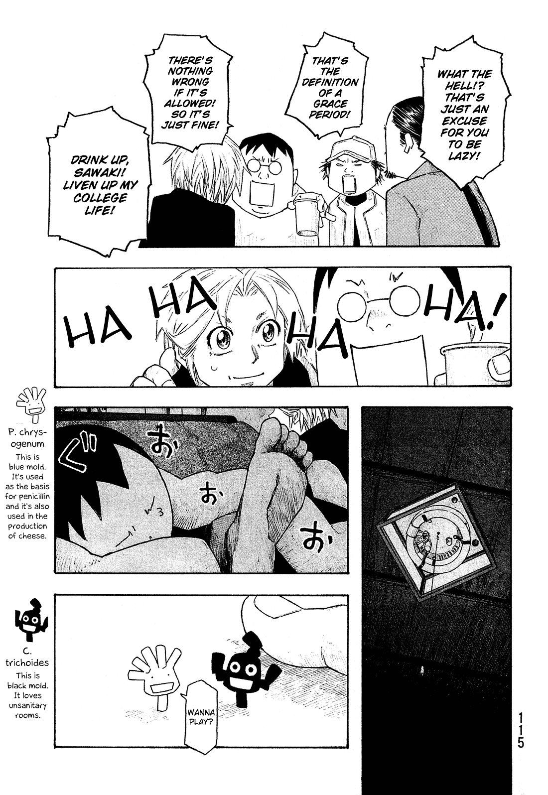 Moyashimon Chapter 144 page 10 - Chapter 144: Lost in Thought About Madoka Nishino.