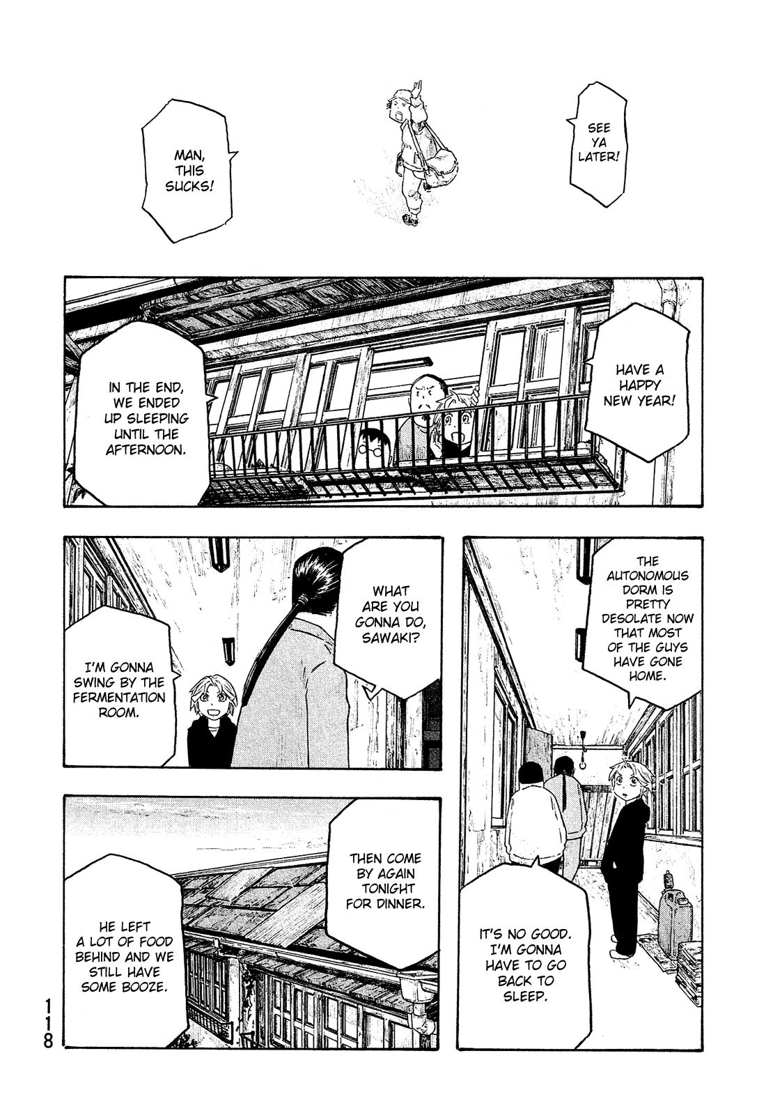 Moyashimon Chapter 144 page 13 - Chapter 144: Lost in Thought About Madoka Nishino.