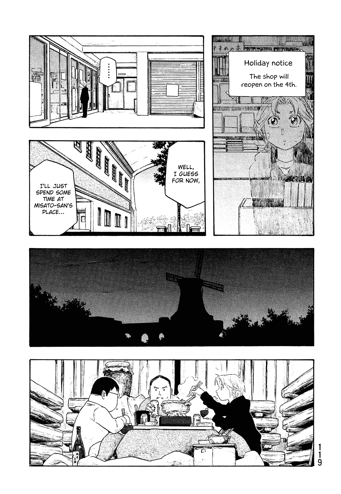 Moyashimon Chapter 144 page 14 - Chapter 144: Lost in Thought About Madoka Nishino.