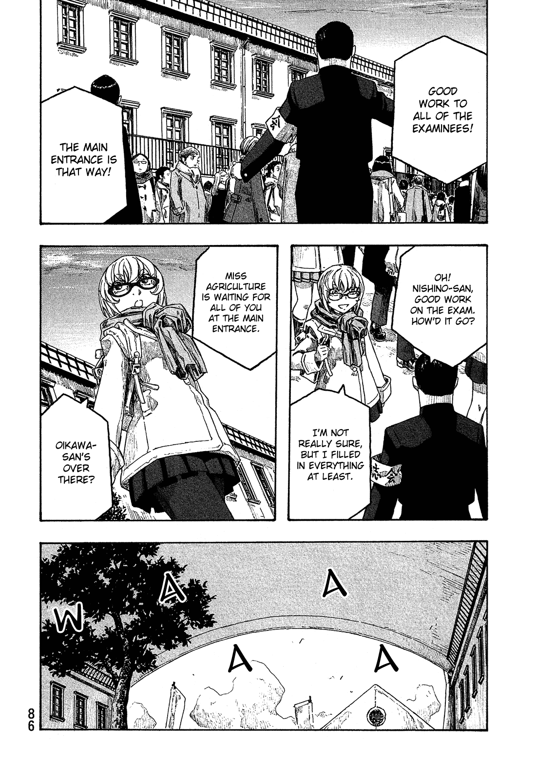 Moyashimon Chapter 154 page 13 - Chapter 154: The New Miss Agriculture