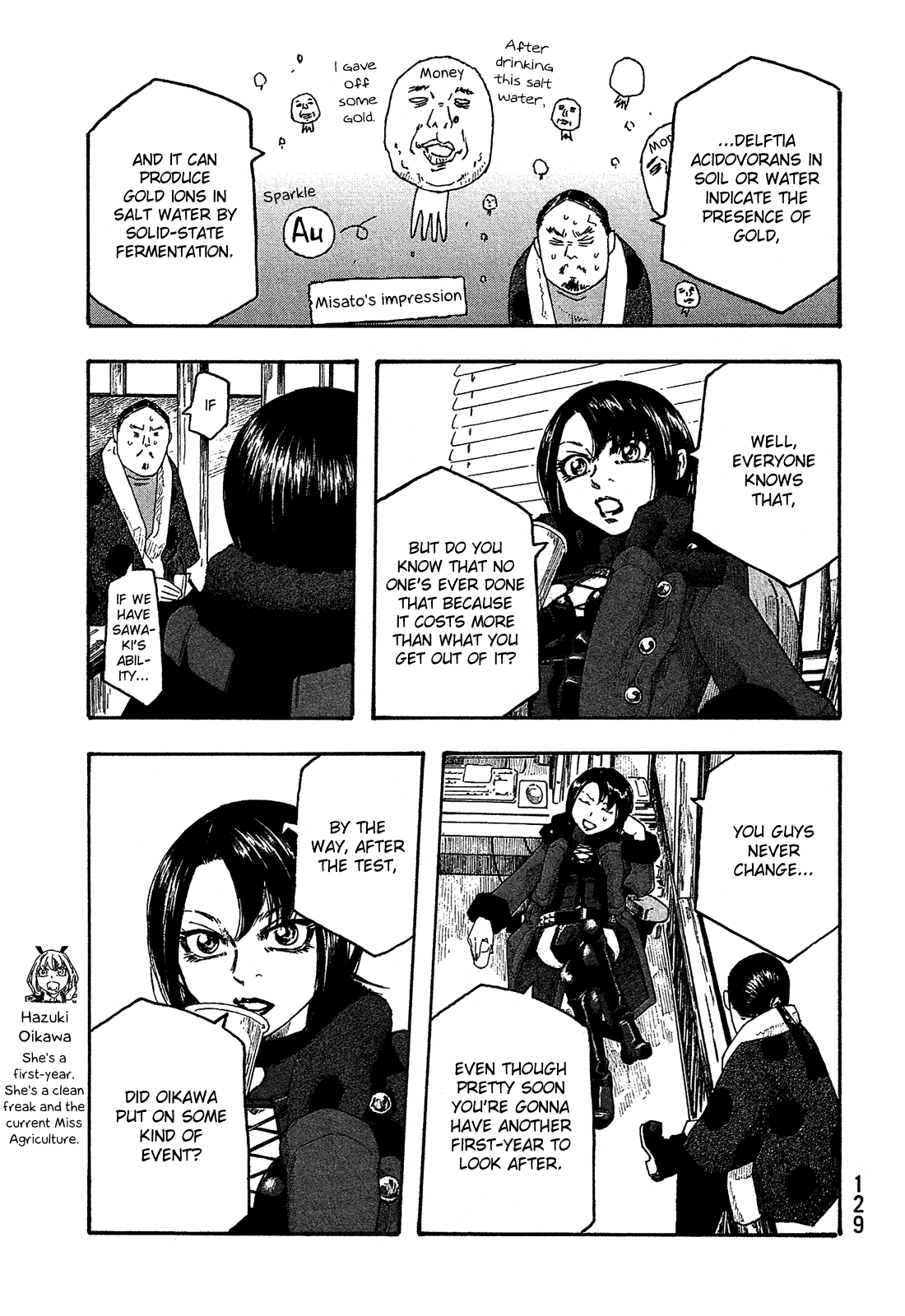 Moyashimon Chapter 156 page 8 - Chapter 156: Haruka Hasegawa's Confession