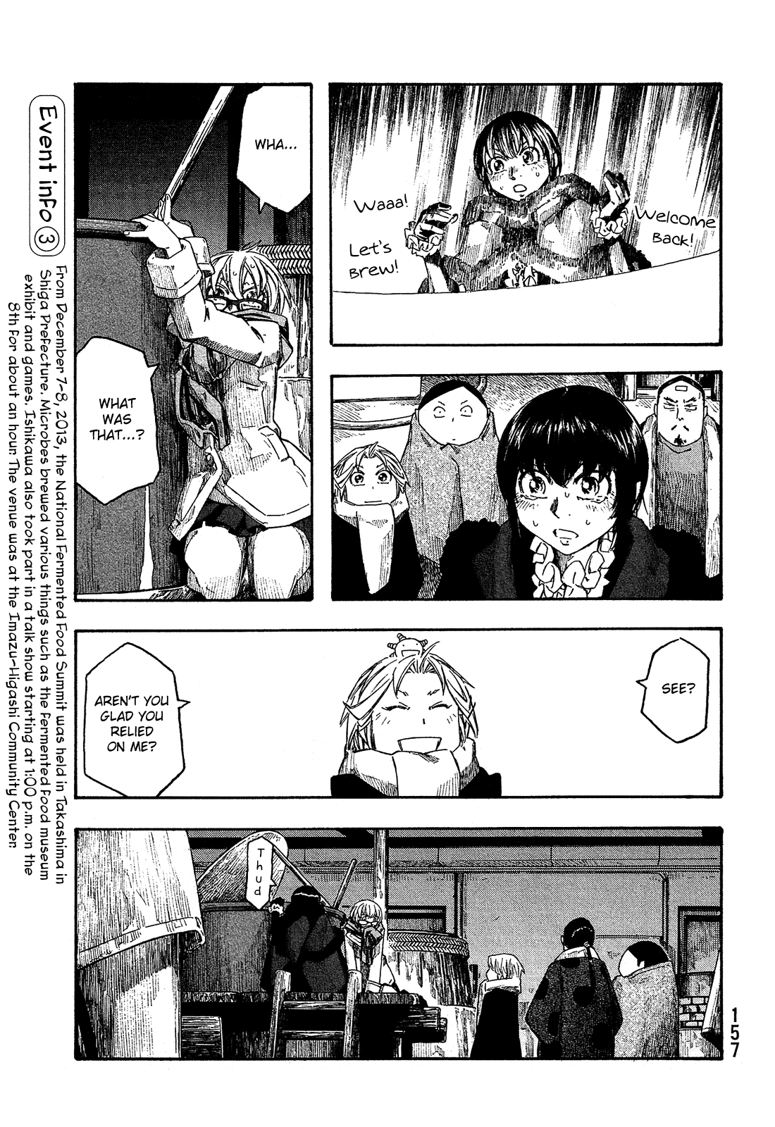 Moyashimon Chapter 157 page 12 - Chapter 157: Chief Brewer, Yeast and Distilled Alcohol
