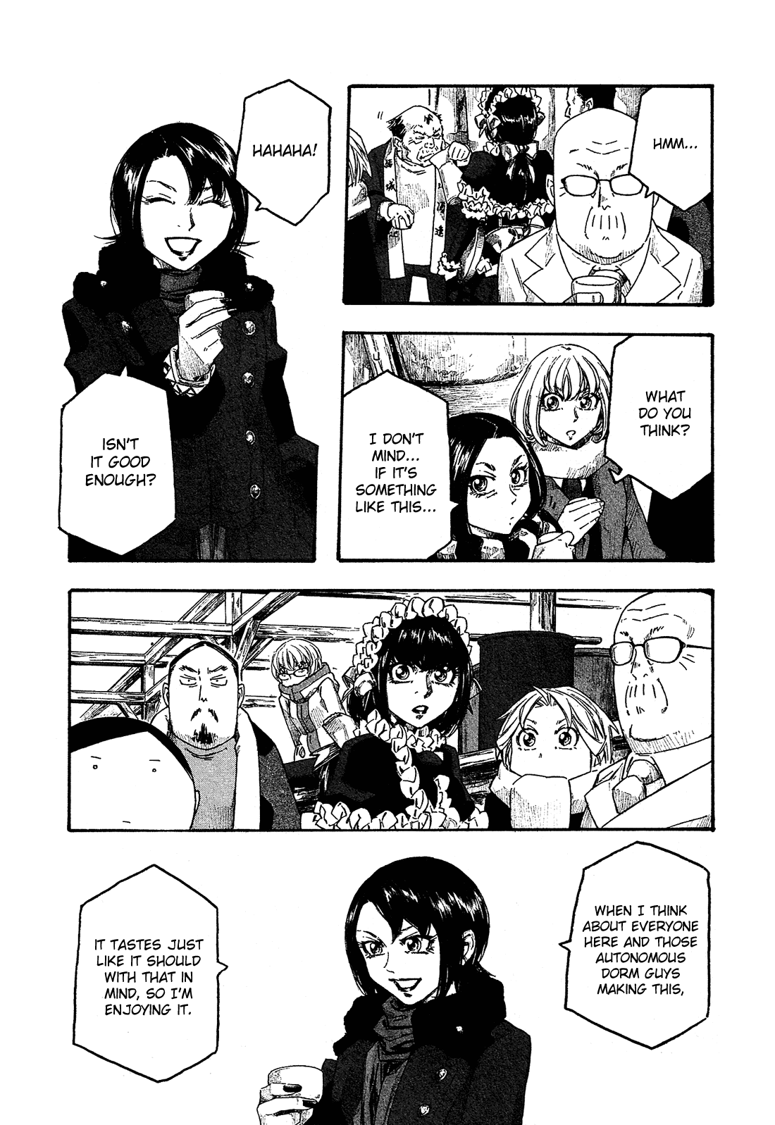 Moyashimon Chapter 158 page 14 - Chapter 158: Good Sake Brews Peace