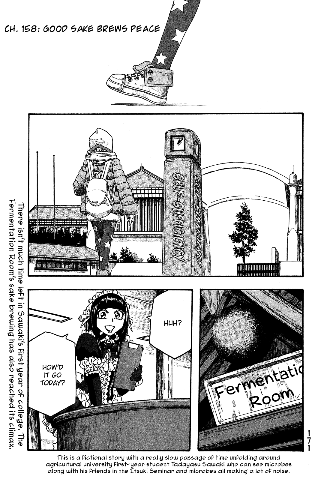 Moyashimon Chapter 158 page 2 - Chapter 158: Good Sake Brews Peace