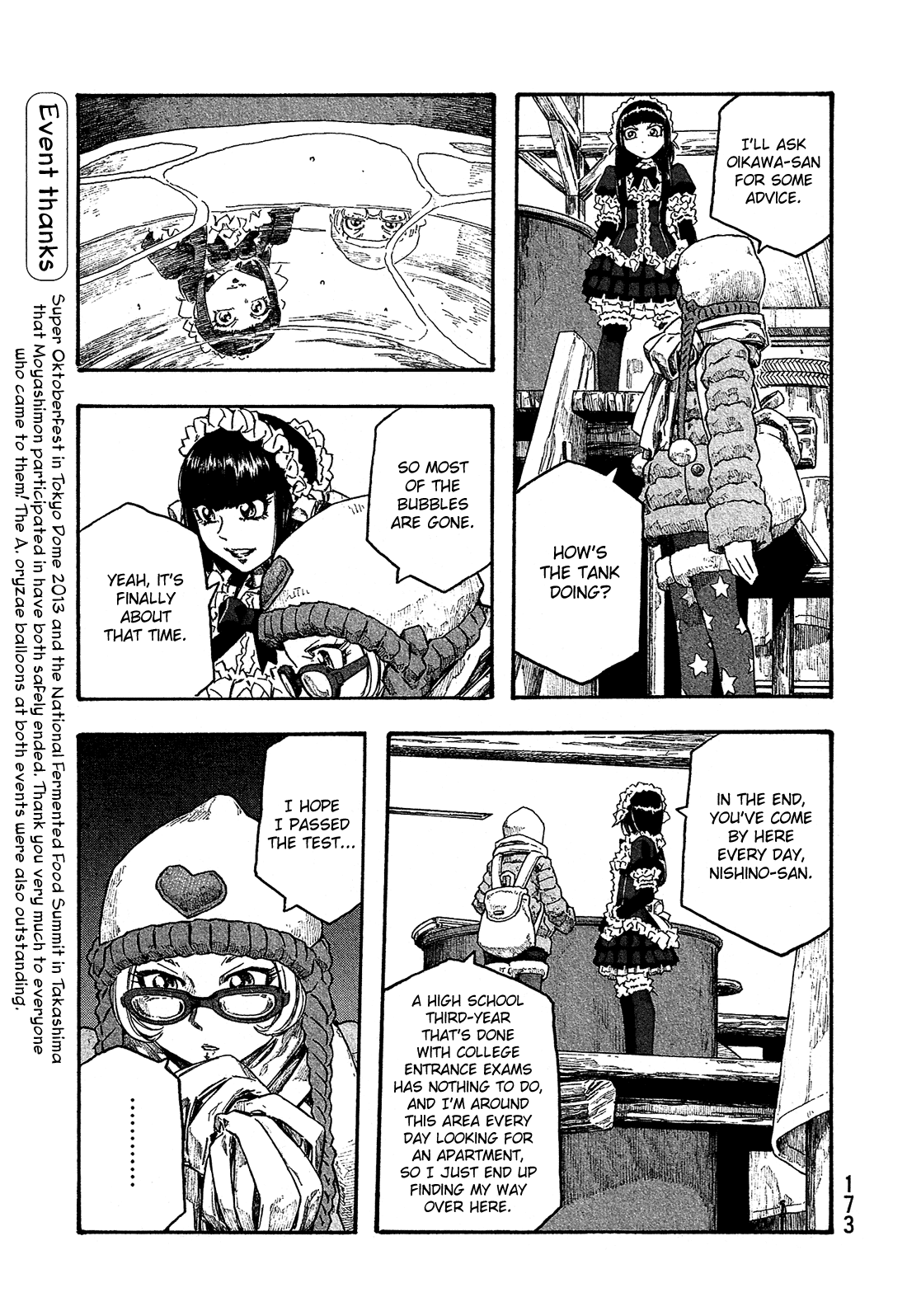 Moyashimon Chapter 158 page 4 - Chapter 158: Good Sake Brews Peace