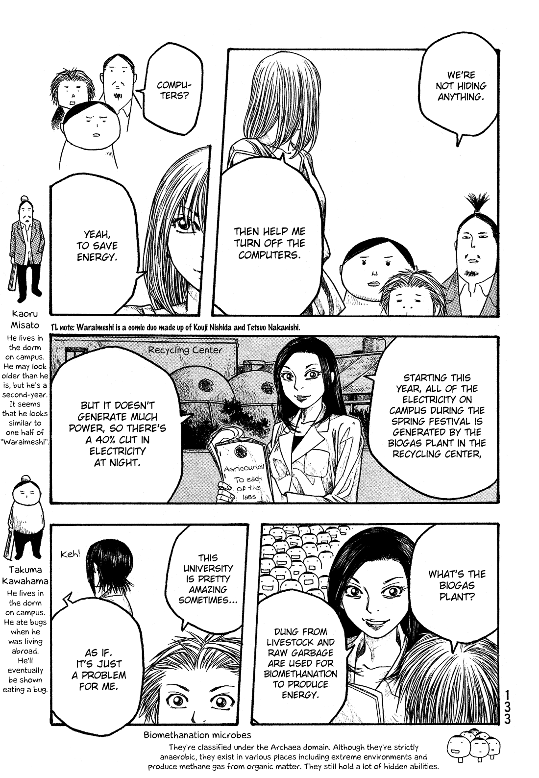 Moyashimon Chapter 19 page 6 - Chapter 19: Attack