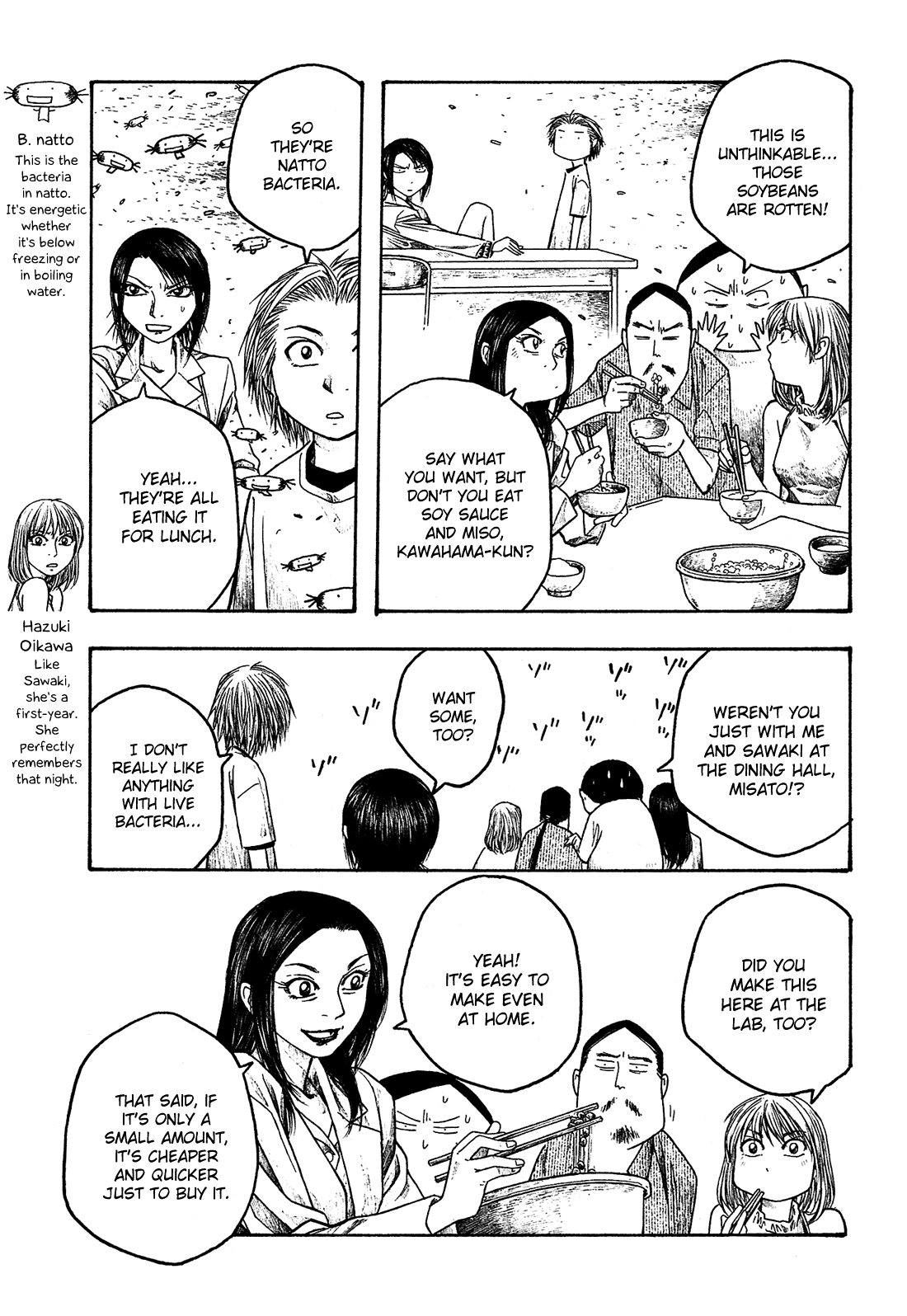 Moyashimon Chapter 24 page 10 - Chapter 24: The Natto-eating Guy from Kansai and the Straight Man Returnee