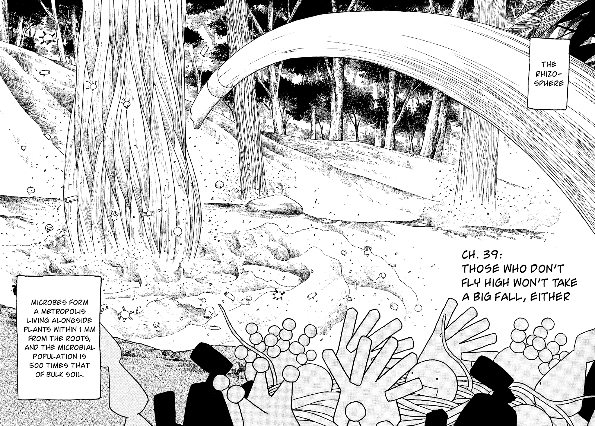 Moyashimon Chapter 39 page 5 - Chapter 39: Those Who Don't Fly High Won't Take a Big Fall, Either