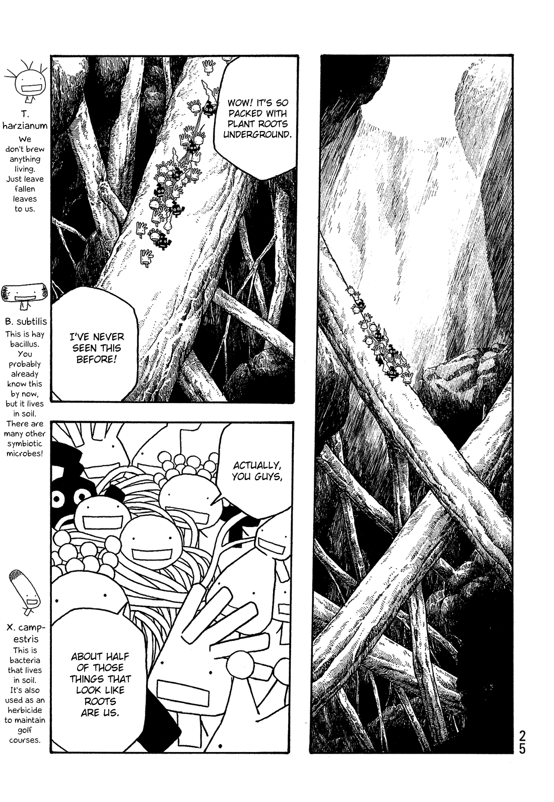 Moyashimon Chapter 39 page 7 - Chapter 39: Those Who Don't Fly High Won't Take a Big Fall, Either