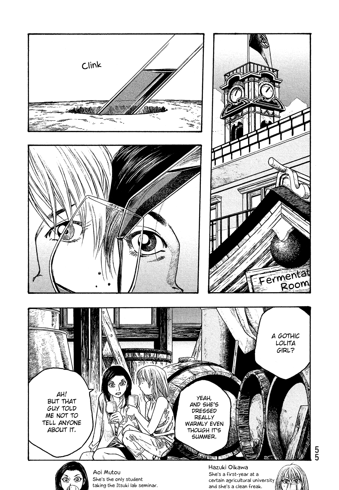 Moyashimon Chapter 41 page 6 - Chapter 41: Shorty and Gothic Lolita