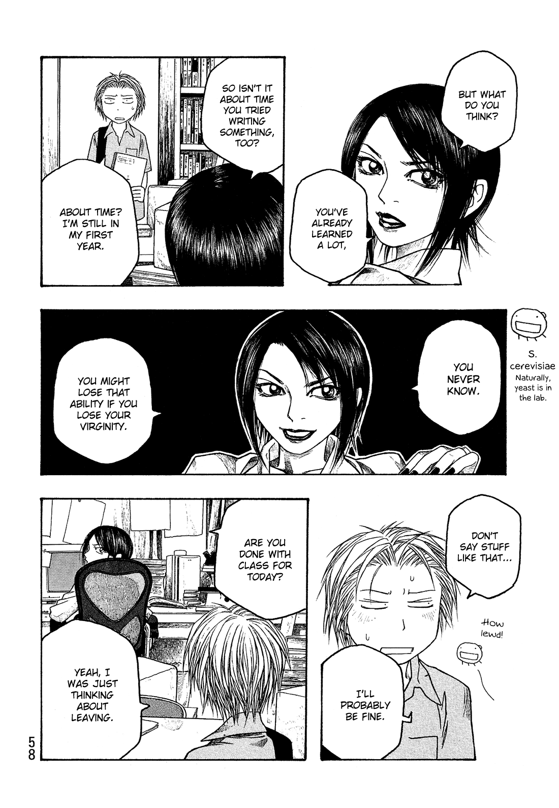 Moyashimon Chapter 41 page 9 - Chapter 41: Shorty and Gothic Lolita