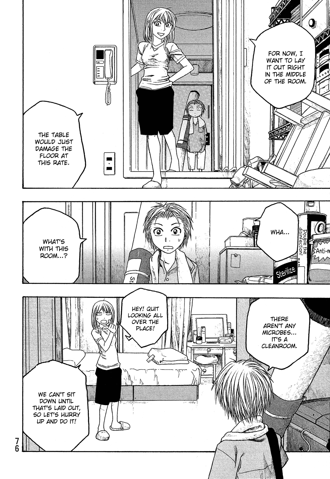 Moyashimon Chapter 42 page 11 - Chapter 42: Shorty and Clean Freak