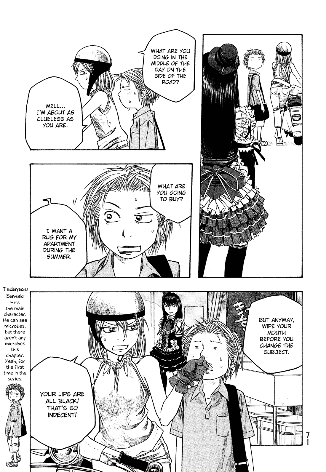 Moyashimon Chapter 42 page 6 - Chapter 42: Shorty and Clean Freak