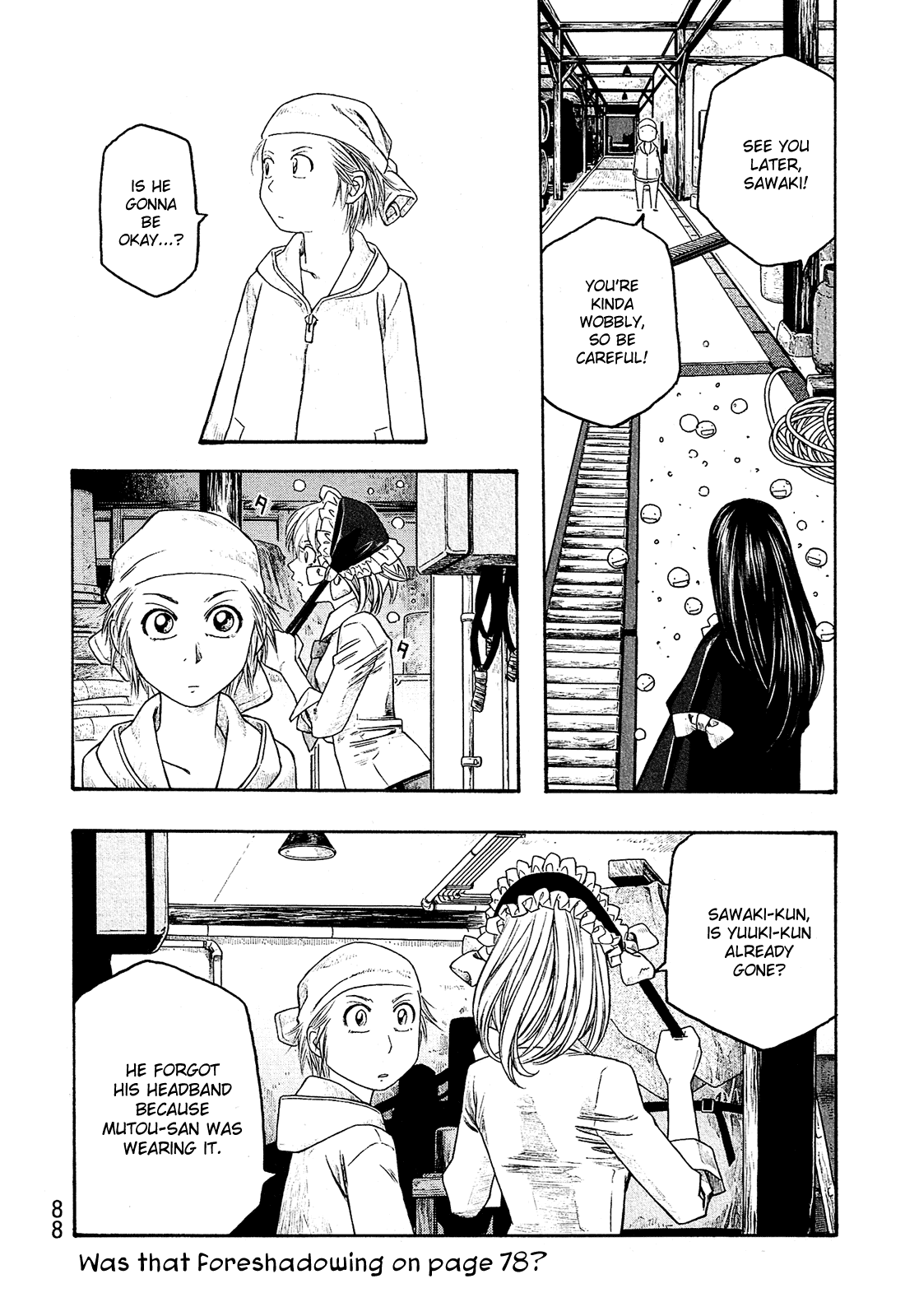Moyashimon Chapter 80 page 15 - Chapter 80: A Long Autumn Night's Secret