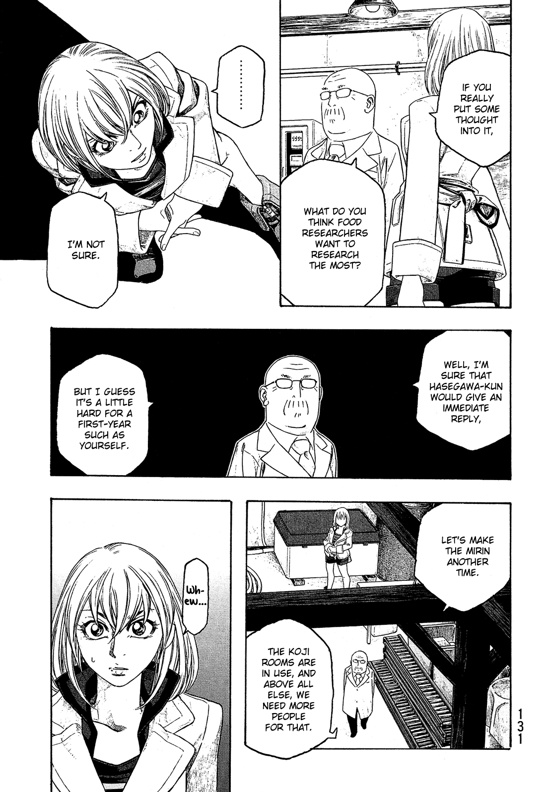 Moyashimon Chapter 83 page 10 - Chapter 83: Team Oikawa