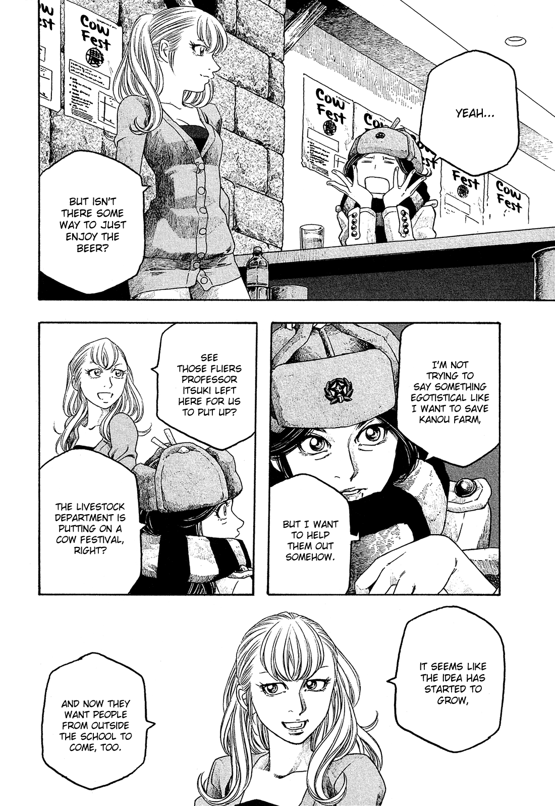 Moyashimon Chapter 94 page 13 - Chapter 94: Mutou Notices Some Things.