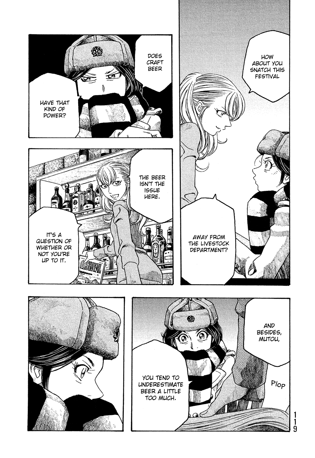 Moyashimon Chapter 94 page 14 - Chapter 94: Mutou Notices Some Things.
