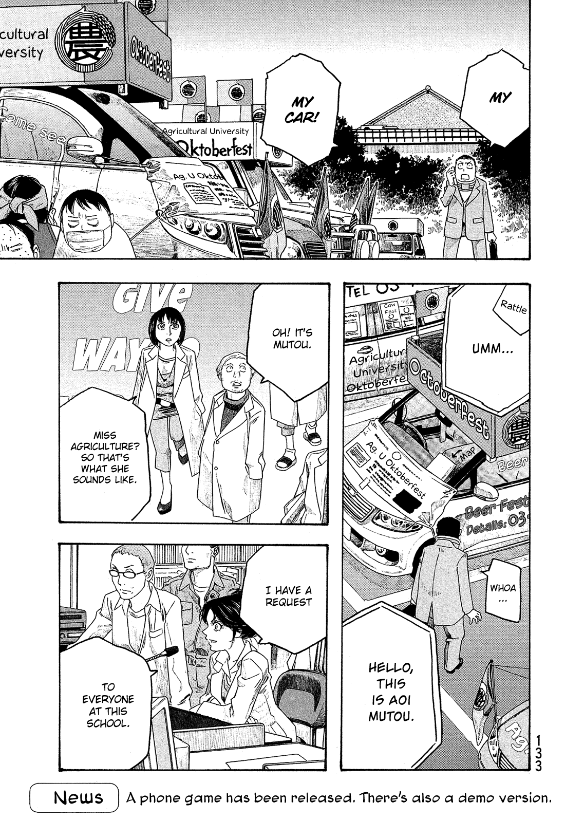 Moyashimon Chapter 95 page 12 - Chapter 95: Miss Agriculture