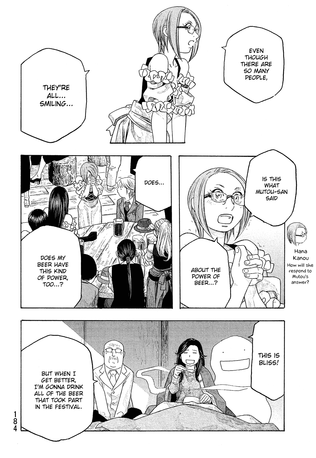 Moyashimon Chapter 98 page 14 - Chapter 98: Have a Beer With a Smile