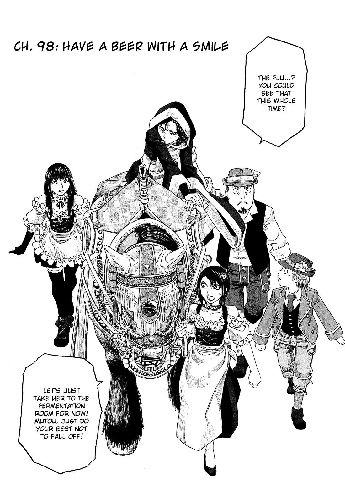 Moyashimon Chapter 98 page 3 - Chapter 98: Have a Beer With a Smile