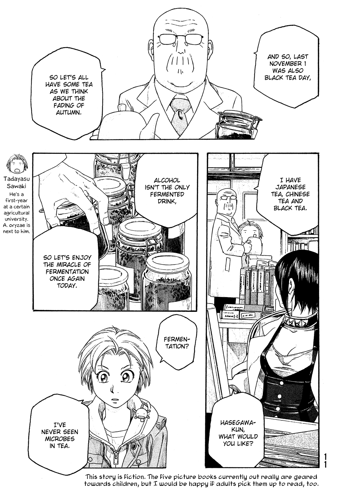 Moyashimon Chapter 99 page 12 - Chapter 99: Would You Like Some Tea?