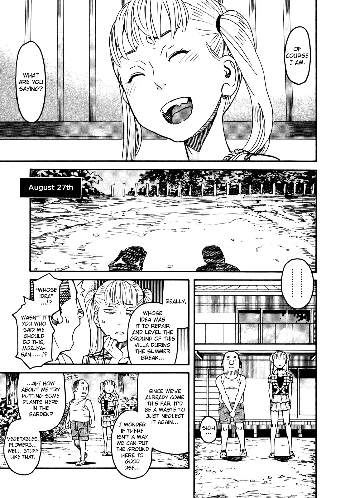 Mozuya-san Gyakujousuru Chapter 11 page 19 - Chapter 11: Mozuya-san, I, and the End of Summer (1)