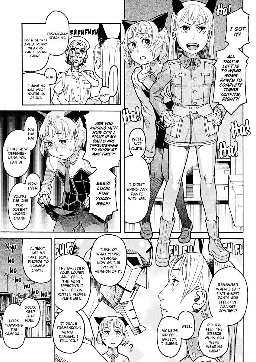 Mozuya-san Gyakujousuru Chapter 17.5 page 16 - Chapter 17.5: Extra Chapter: Occult Hunt! Zombie Nurse vs Masked Nurse vs Crossdressing Nurse, the Three-Way Battle at a Midsummer Night
