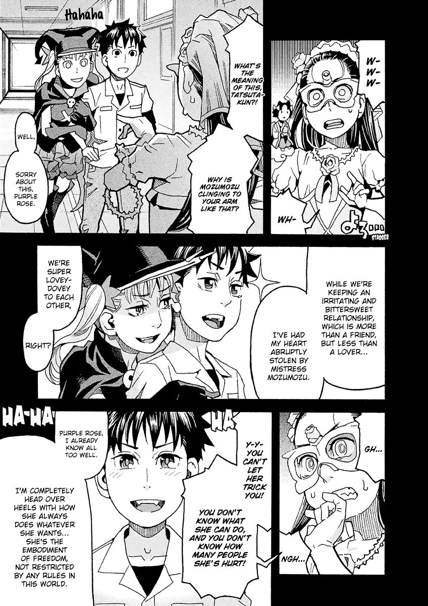 Mozuya-san Gyakujousuru Chapter 30 page 22 - Chapter 30: Purple Rose Is Shocked?! Her Super Form Is Made of Tears