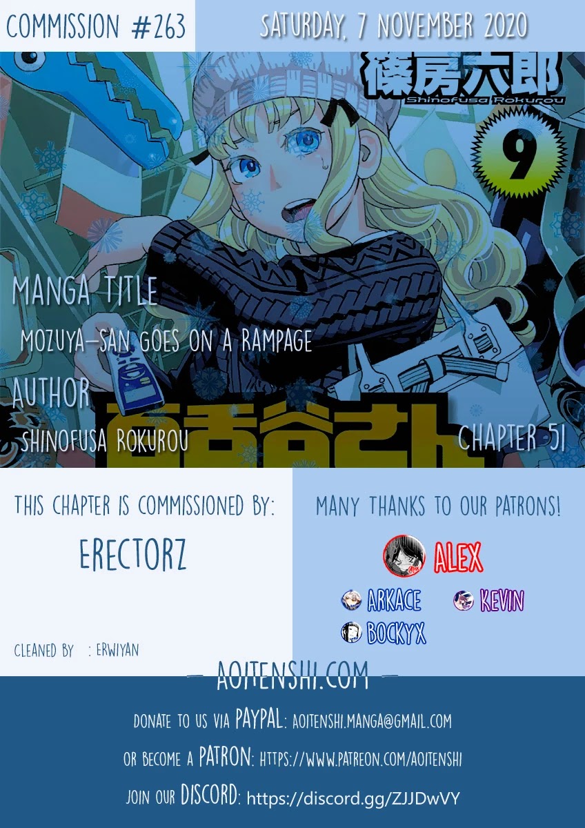 Mozuya-san Gyakujousuru Chapter 51 page 1 - Chapter 51: The True [Give Mozuya-san Happiness] Team (4)