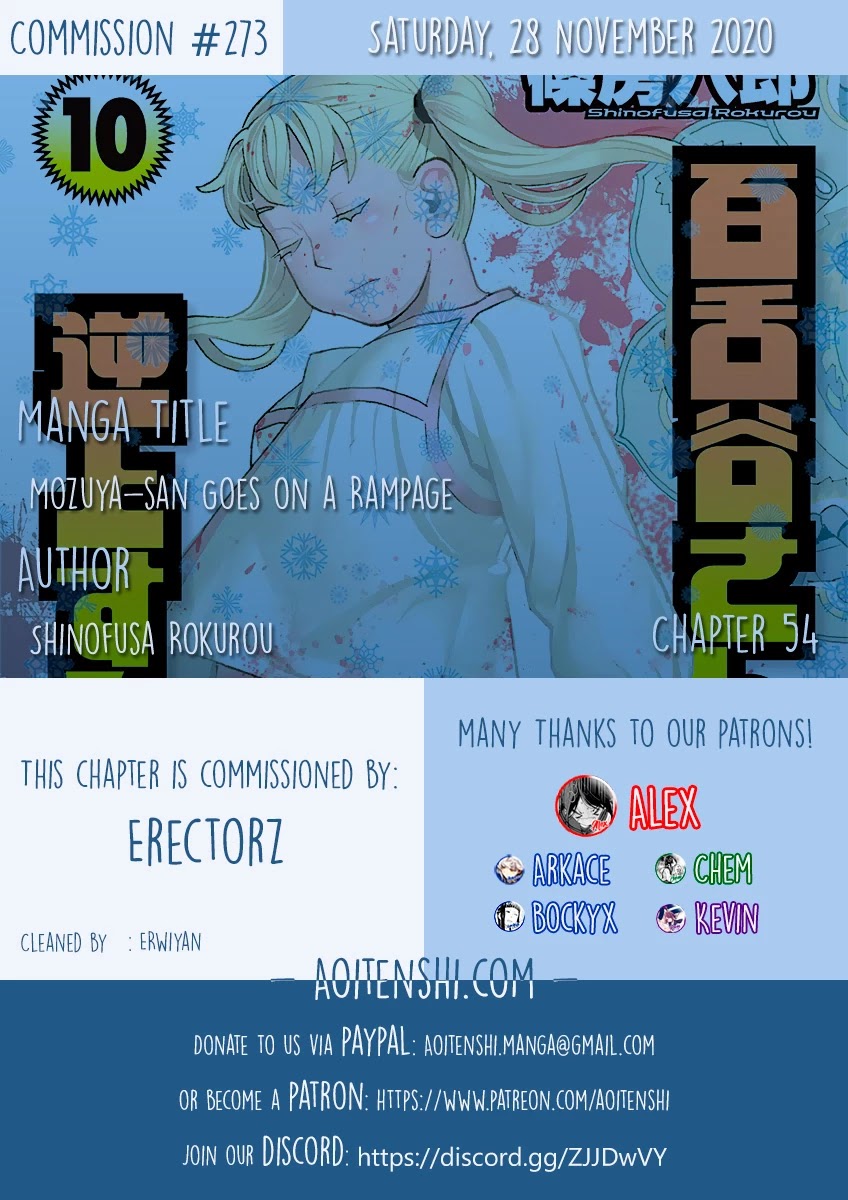 Mozuya-san Gyakujousuru Chapter 54 page 1 - Chapter 54: Yuujirou Departs