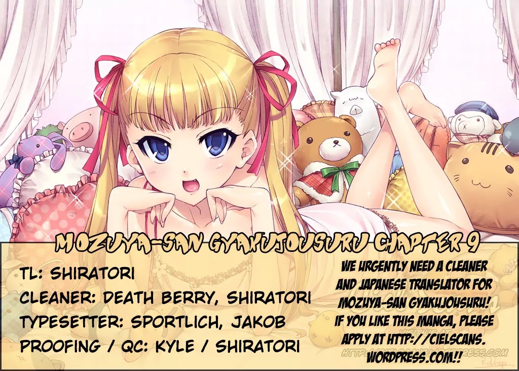 Mozuya-san Gyakujousuru Chapter 9 page 1 - Chapter 9: Mozuya-san schemes.