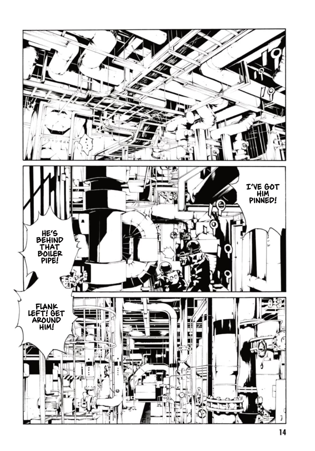 MPD Psycho Chapter 129 page 14 - Chapter 129: TRIPLE BARREL