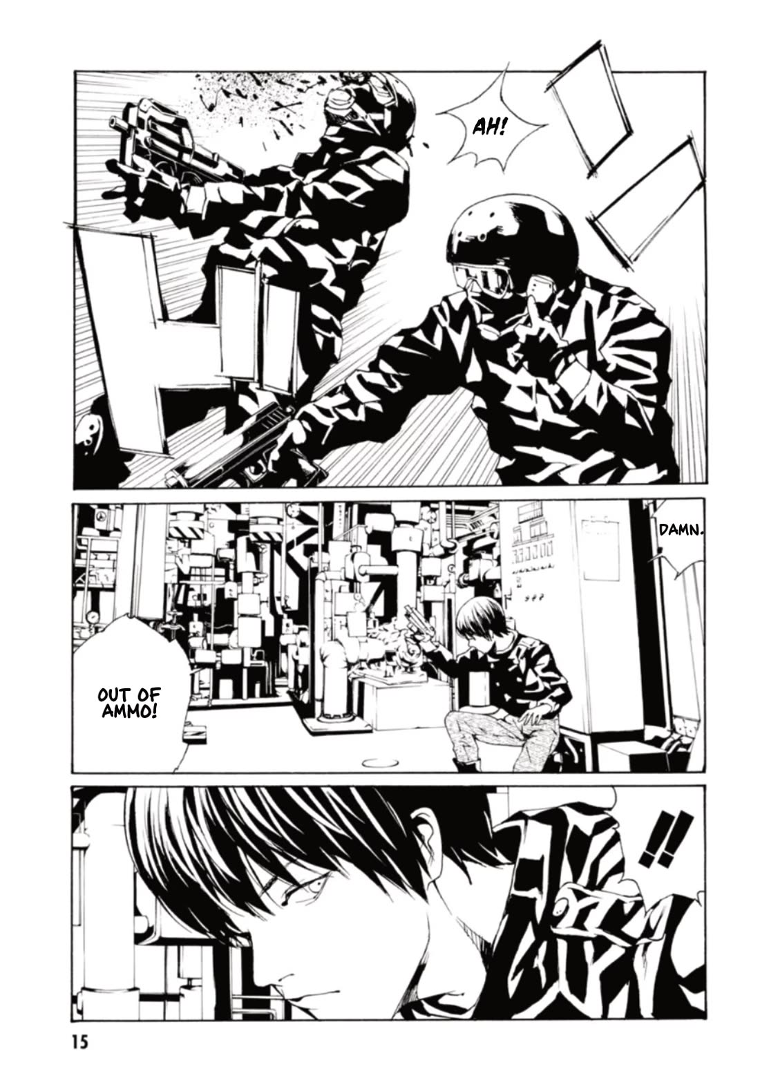 MPD Psycho Chapter 129 page 15 - Chapter 129: TRIPLE BARREL