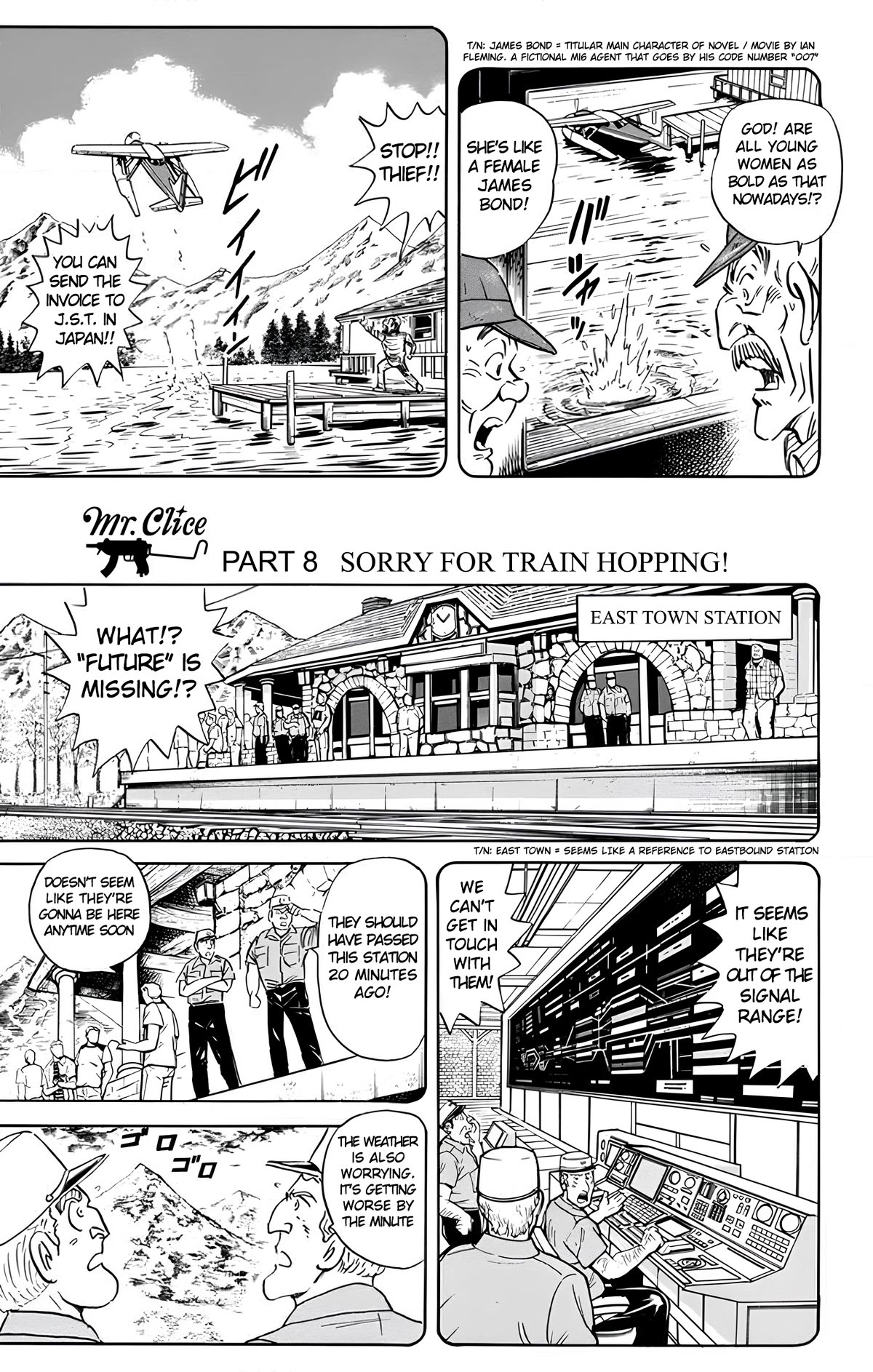 Mr. Clice Chapter 19 page 34 - Chapter 19: Transcontinental Odyssey Of the Futuristic Train Express