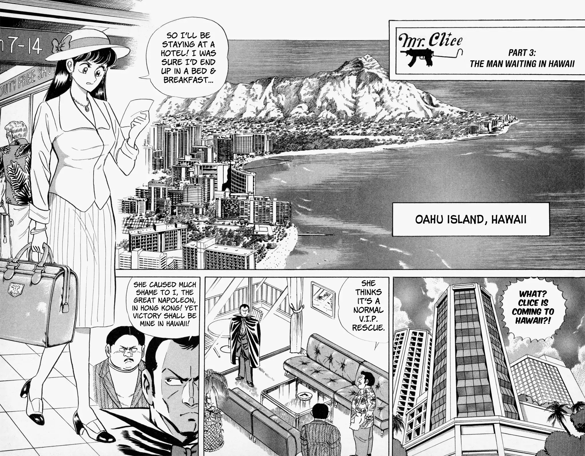 Mr. Clice Chapter 4 page 13 - Chapter 4: Clice Flies to Hawaii
