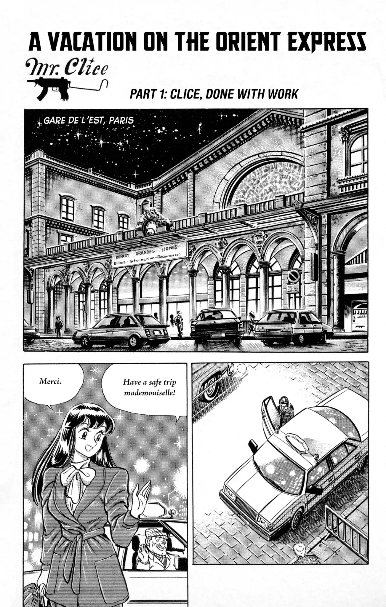 Mr. Clice Chapter 5 page 1 - Chapter 5: A Vacation on the Orient Express