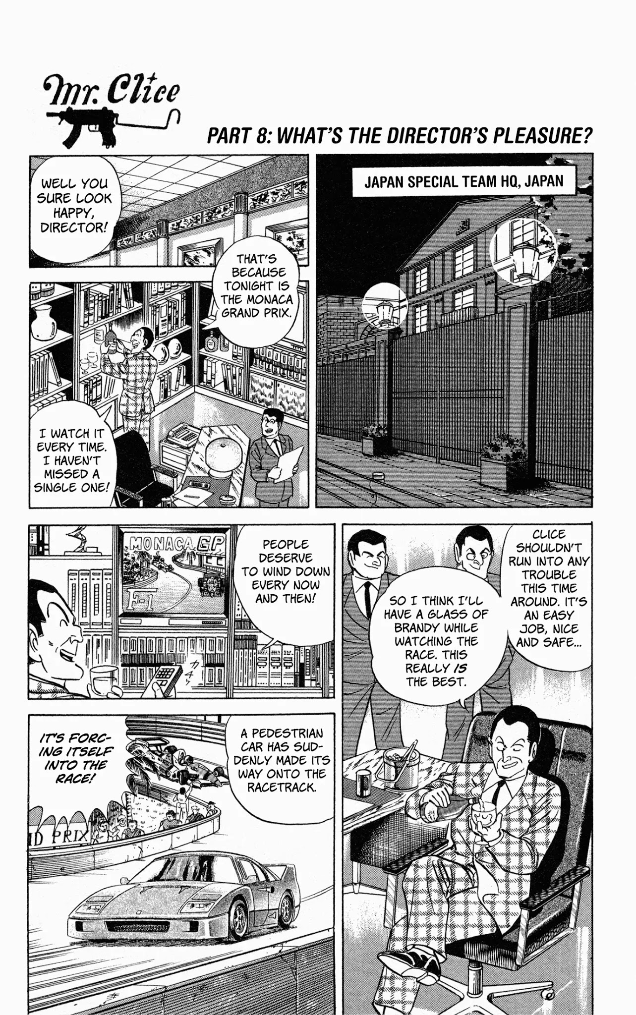 Mr. Clice Chapter 6 page 36 - Chapter 6: Clice Becomes an F1 Driver!?