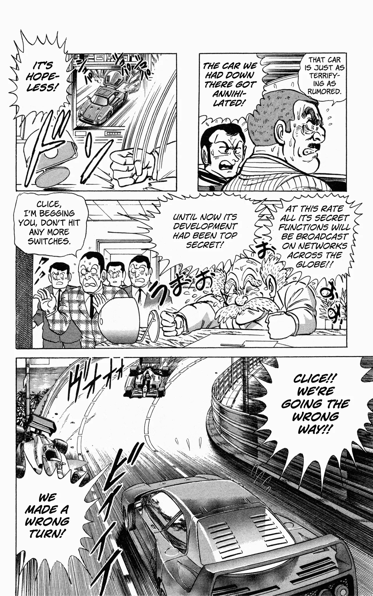 Mr. Clice Chapter 6 page 44 - Chapter 6: Clice Becomes an F1 Driver!?