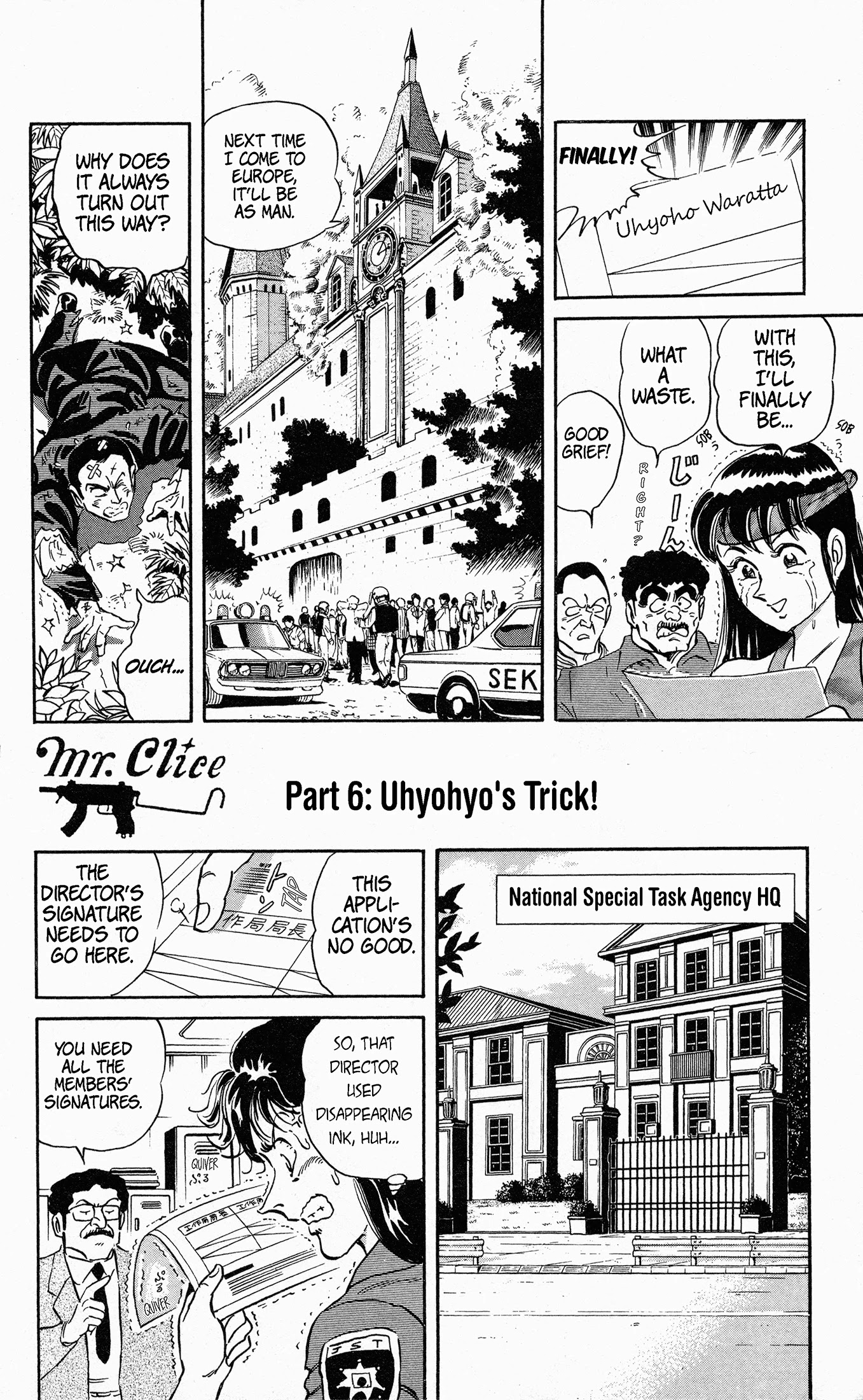 Mr. Clice Chapter 9 page 45 - Chapter 9: Confrontation at the Old German Castle!!