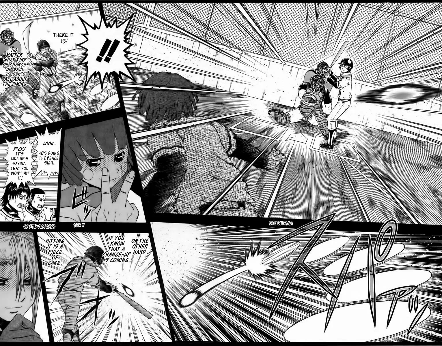 Mr Fullswing Chapter 49 page 13 - Chapter 49: The Super Change-Up Kamisori Curve Ball