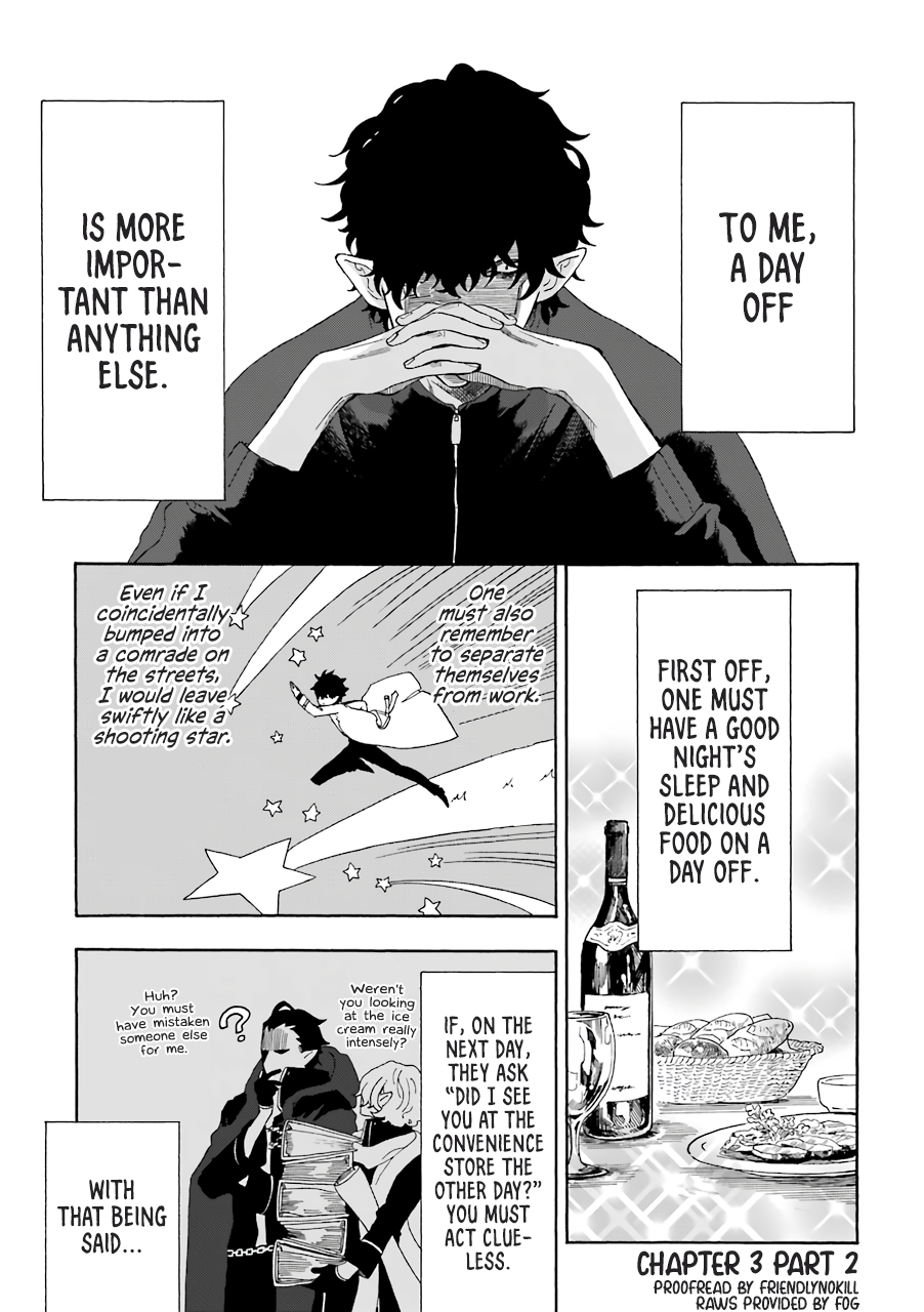 Mr. Villain's Day Off Chapter 3.2 page 1 - Chapter 3.2