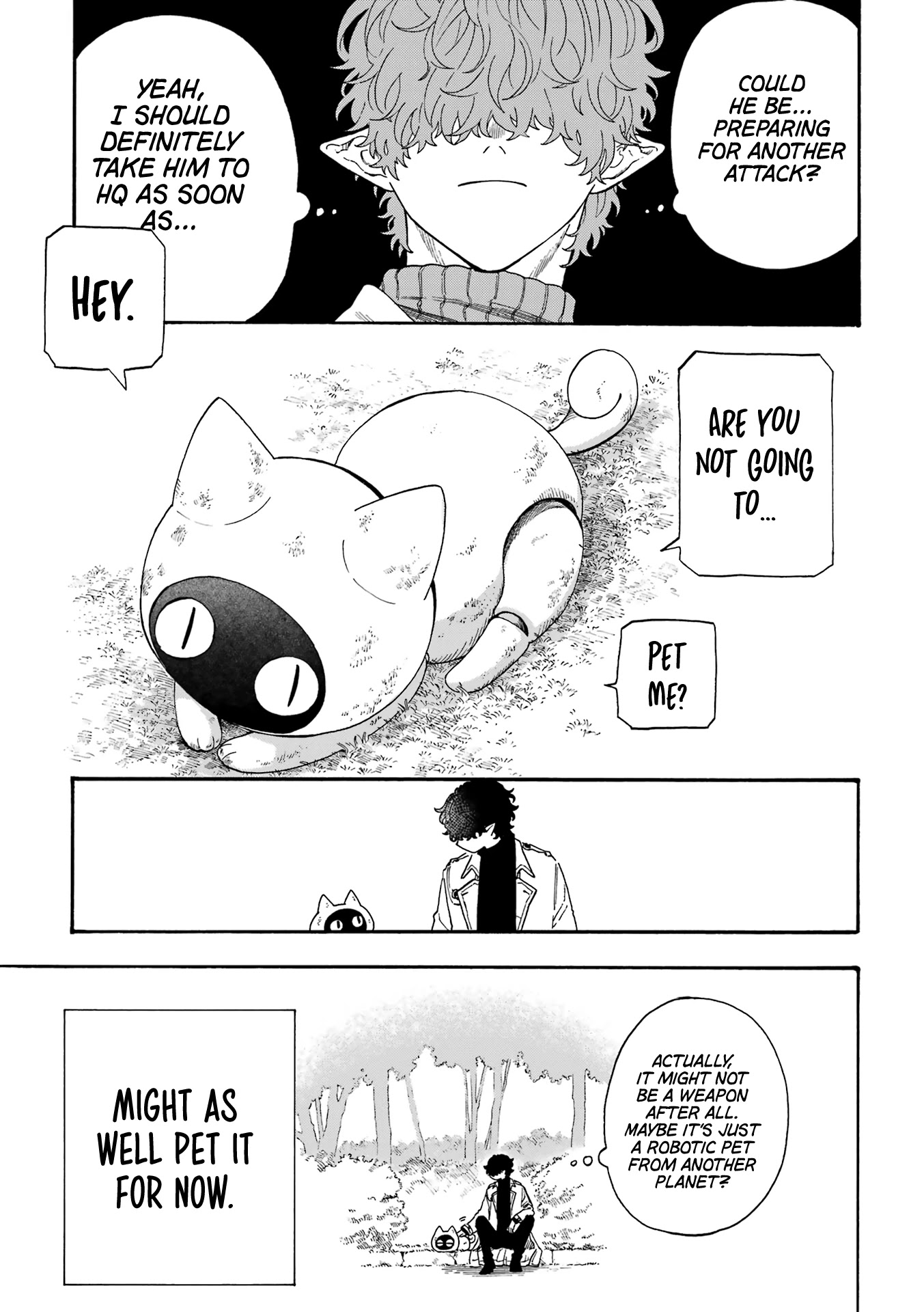 Mr. Villain's Day Off Chapter 48 page 10 - Chapter 48: Mr. Villain and the Cat Robot