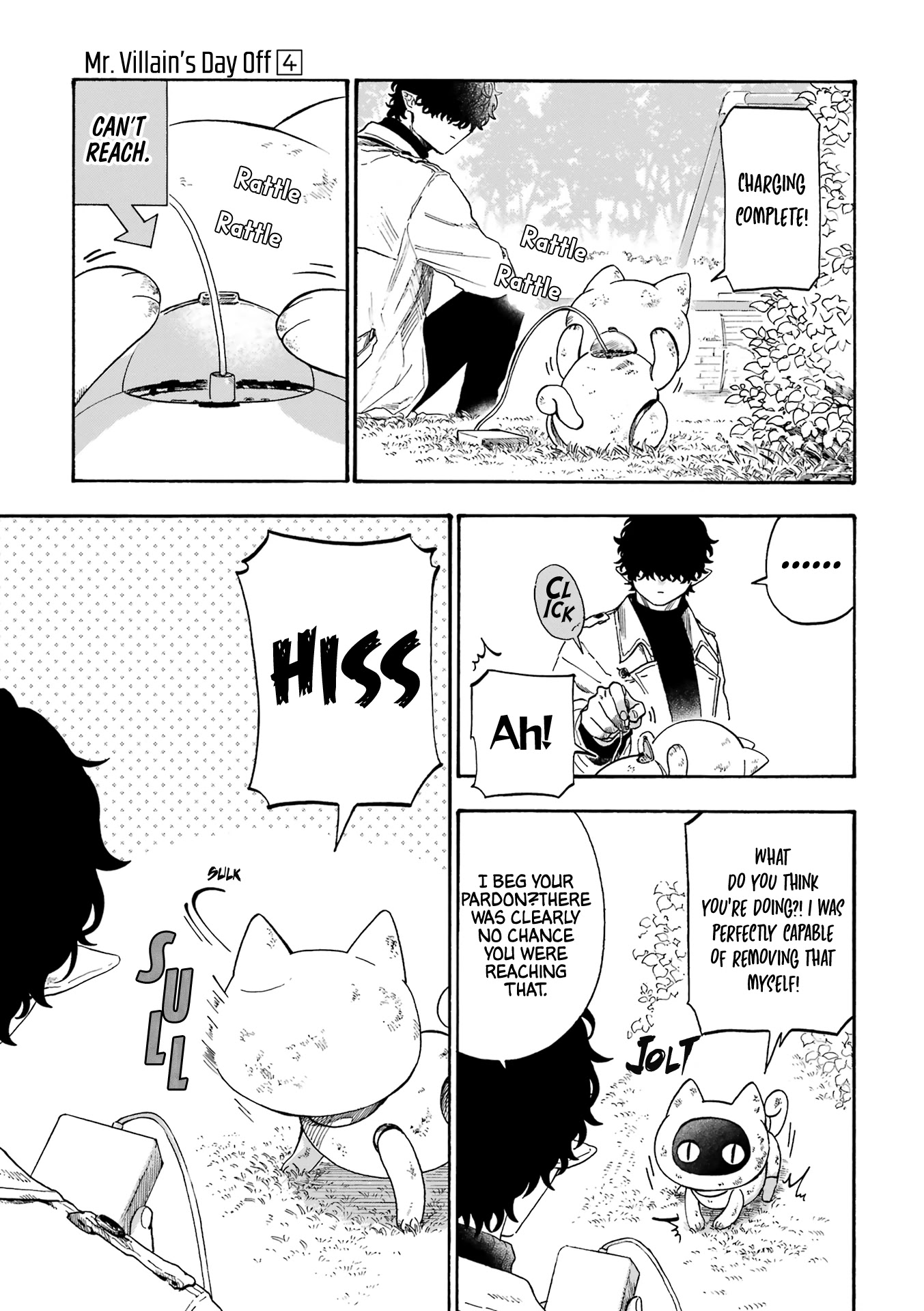 Mr. Villain's Day Off Chapter 48 page 8 - Chapter 48: Mr. Villain and the Cat Robot