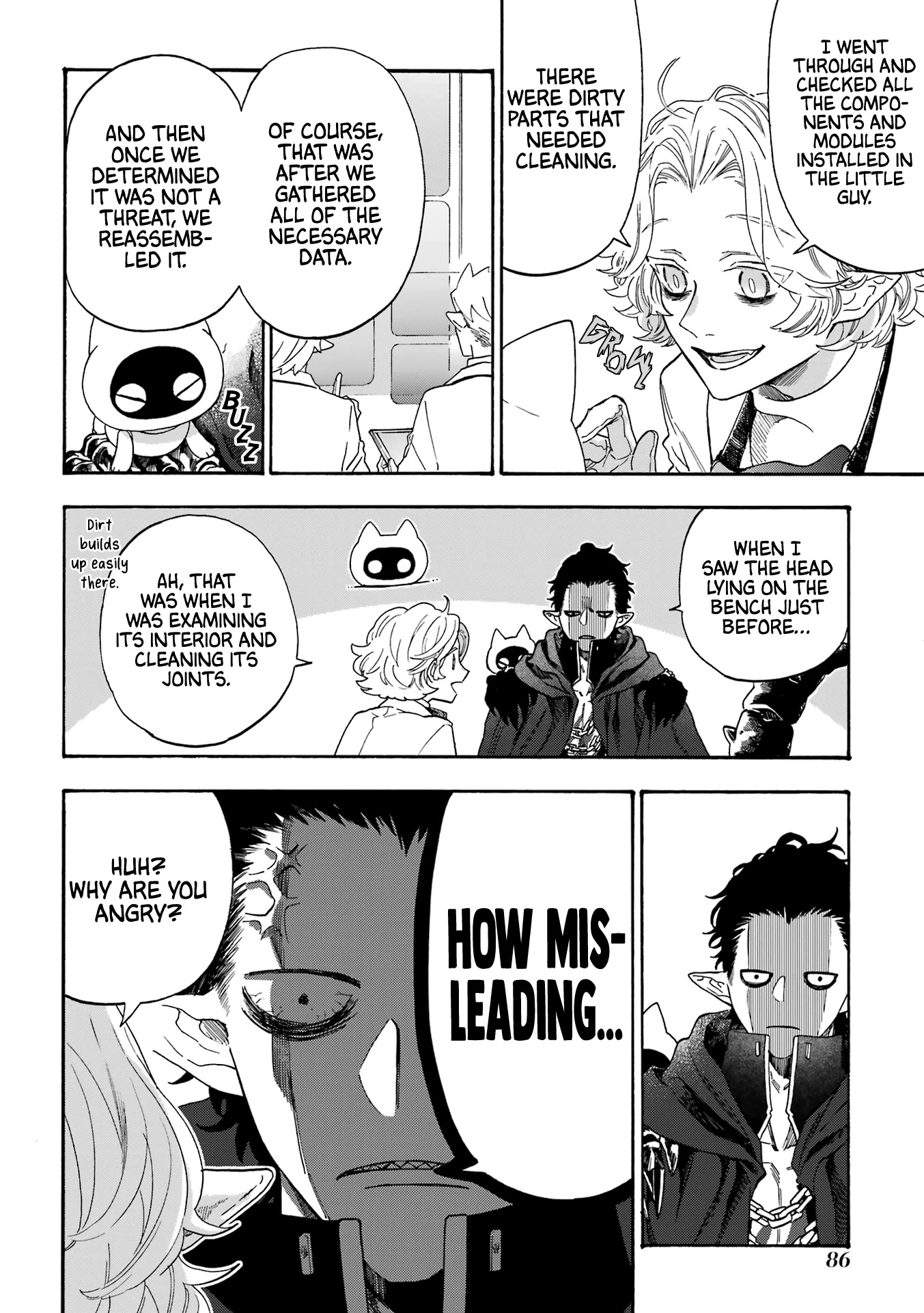 Mr. Villain's Day Off Chapter 49 page 15 - Chapter 49: The Evil Organization and the Cat Robot
