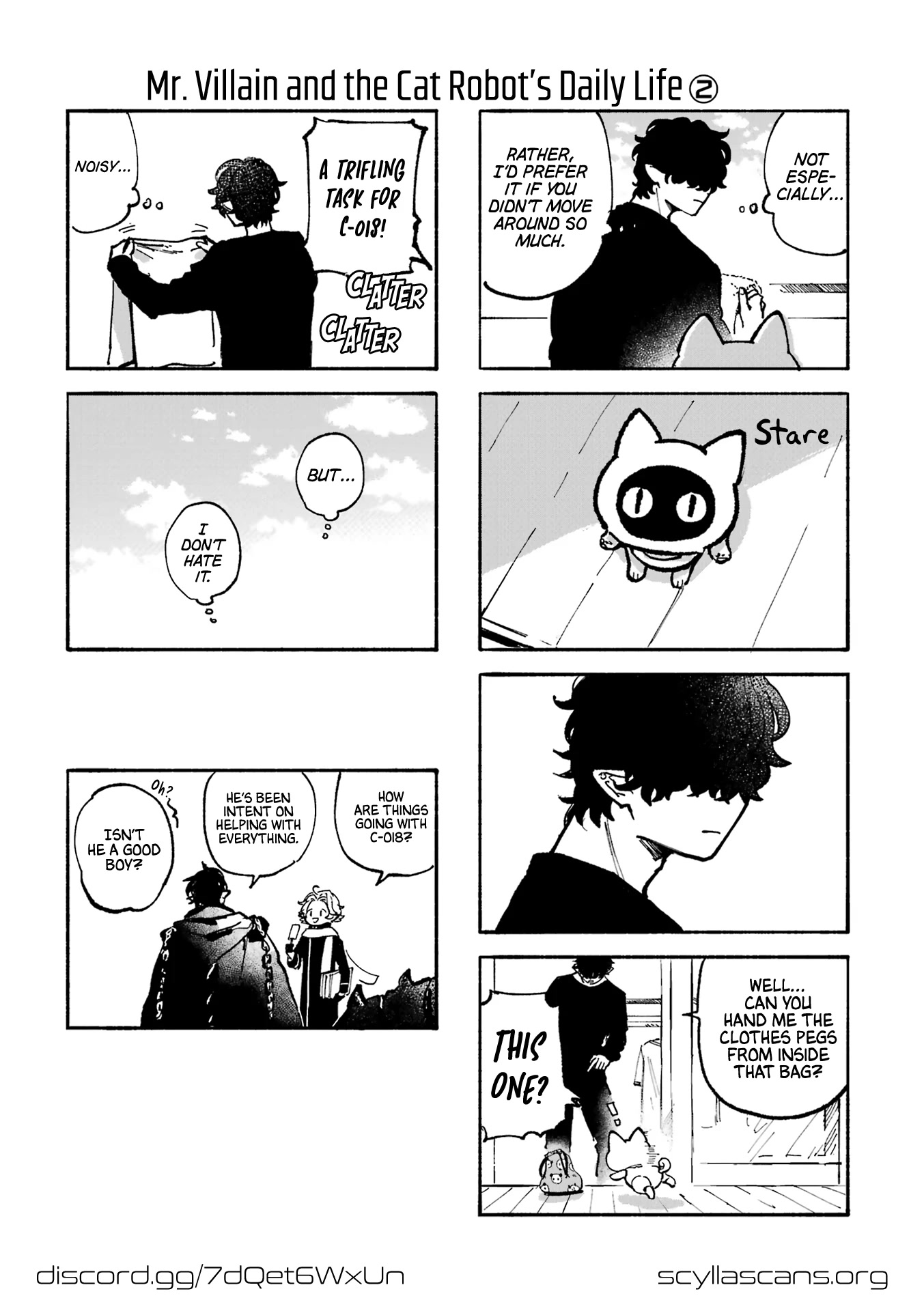Mr. Villain's Day Off Chapter 51 page 12 - Chapter 51: The Cat Robot and,