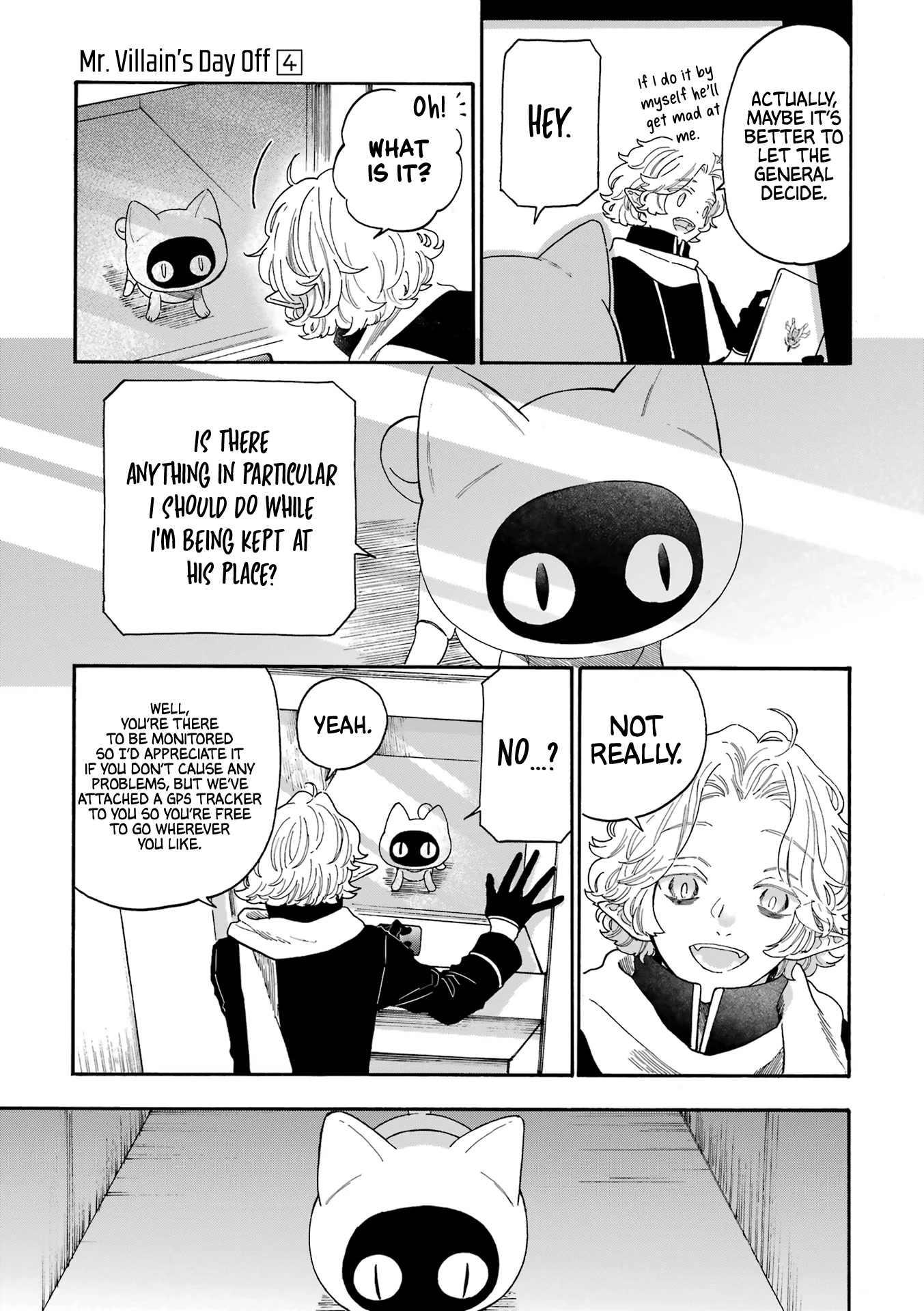Mr. Villain's Day Off Chapter 51 page 5 - Chapter 51: The Cat Robot and,