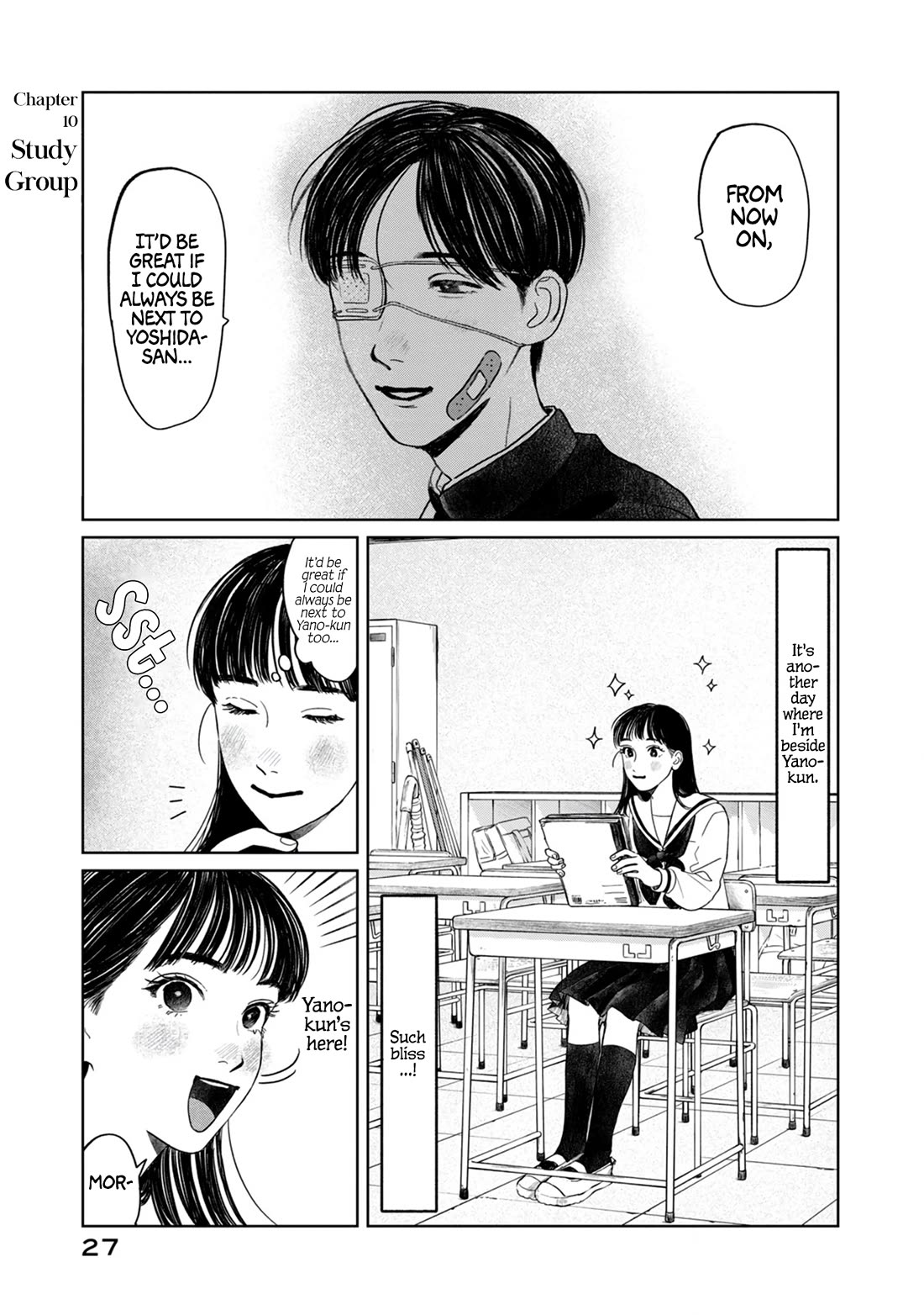 Mr. Yano's Ordinary Days Chapter 10 page 1 - Chapter 10: Study Group