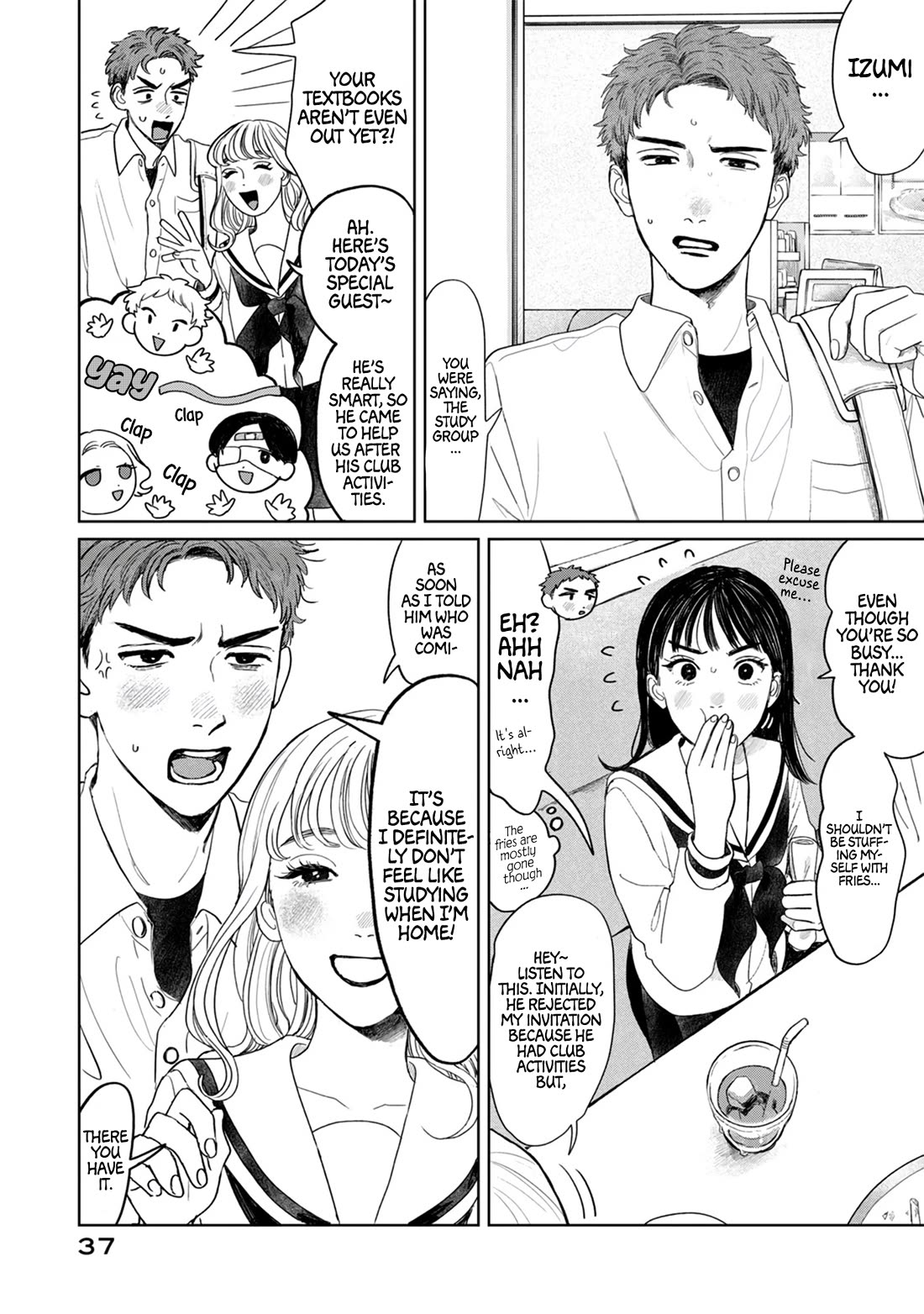 Mr. Yano's Ordinary Days Chapter 10 page 11 - Chapter 10: Study Group