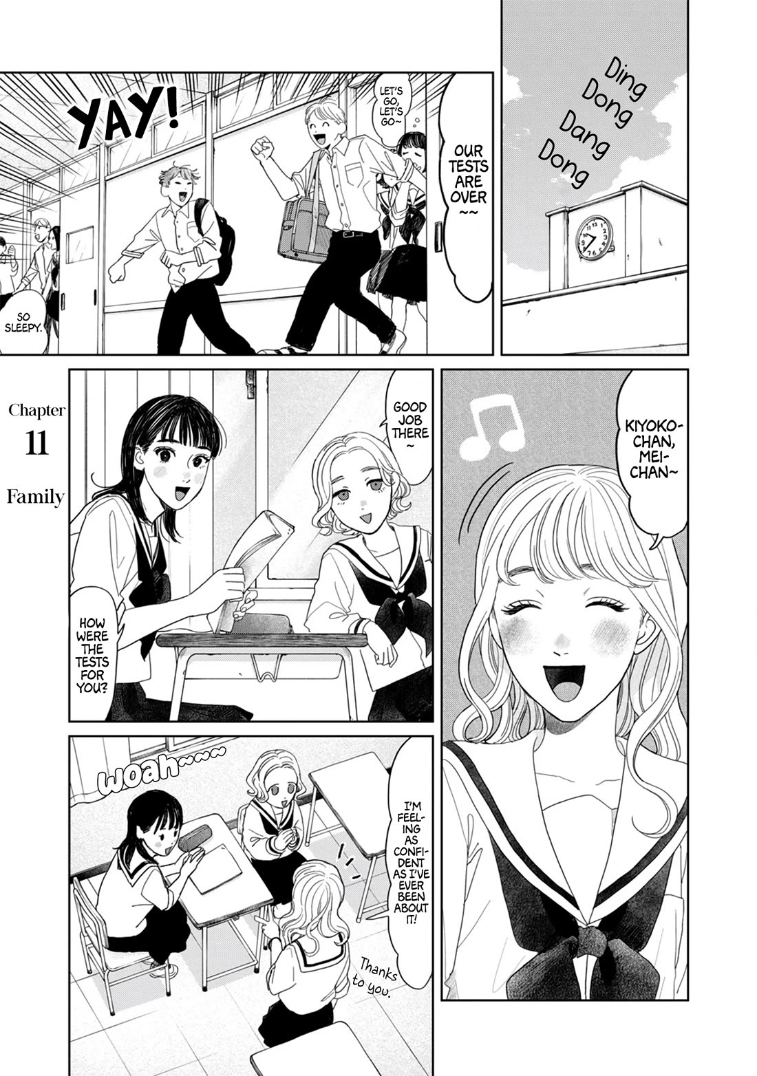 Mr. Yano's Ordinary Days Chapter 11 page 1 - Chapter 11: Family